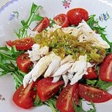 鶏のささみがトレンド☆　夏野菜のヘルシーサラダ
